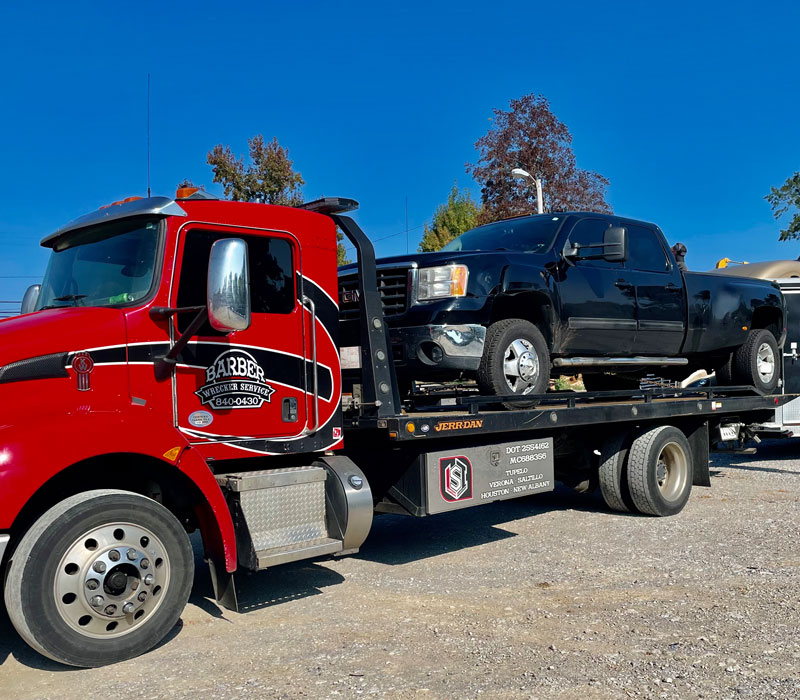 24-7 Emergency Towing in Northeast Mississippi Linton Services Tony Barber Wrecker Service 45 Wrecker Service